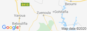 Zuenoula map